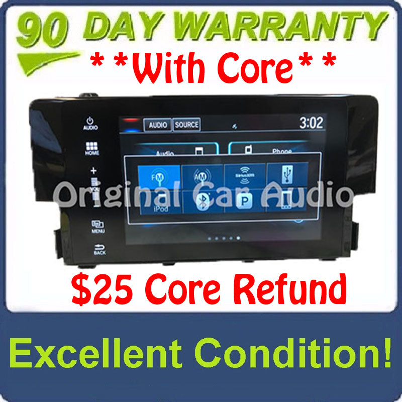 2016 - 2018 Honda Civic OEM Touch Screen Factory Radio Display Screen