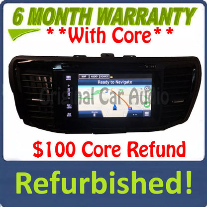 Refurbished 2016 - 2017 Honda Accord OEM Touch Screen Navigation CD Multi Media Radio Receiver