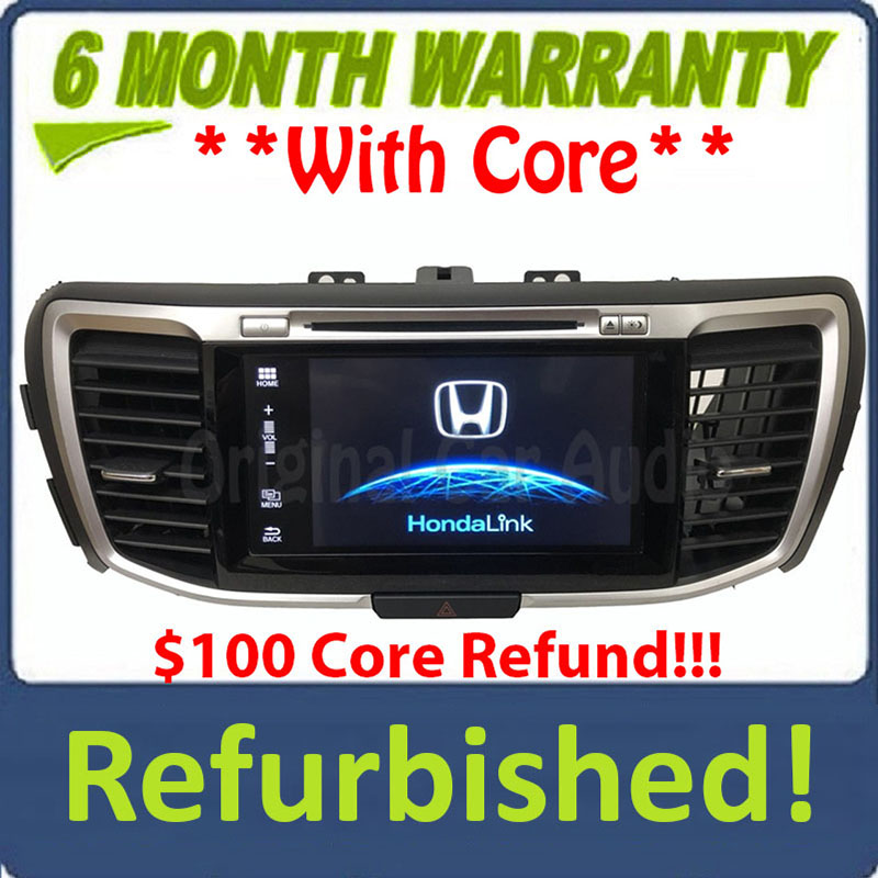 2017 Honda Accord Hybrid Touring AM FM Radio Display Screen