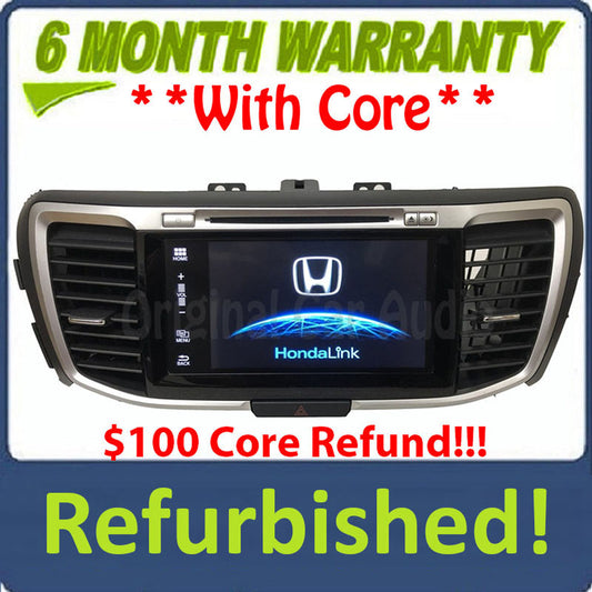2017 Honda Accord Hybrid Touring AM FM Radio Display Screen
