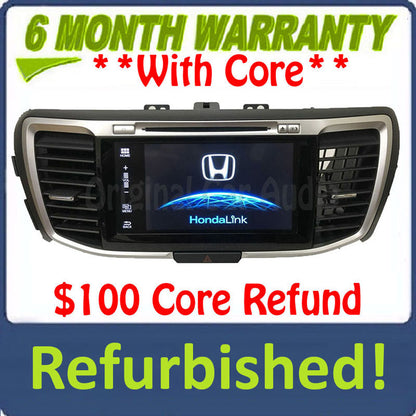 Refurbished 2017 Honda Accord Hybrid Touring AM FM Radio Display Screen