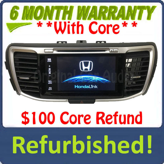 Refurbished 2017 Honda Accord Hybrid Touring AM FM Radio Display Screen