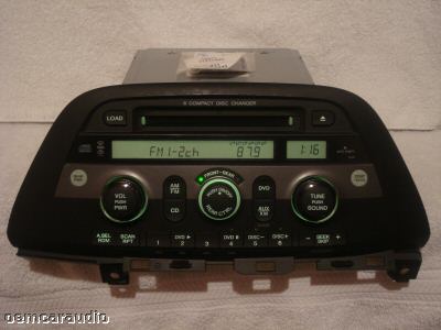 05 06 07 08 Honda Odyssey AM FM 6 CD XM Radio 1XU0 39100-SHJ-A300 Ho1XU0