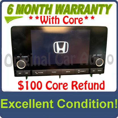 2023 - 2025 Honda Accord OEM AM FM Touch Screen Display Monitor Car Play Android Auto Multi Media Radio Receiver