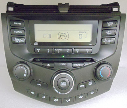 2003 2004 2005 2006 2007 Honda Accord Radio CD Player 2AC1