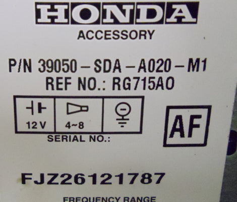 2003 2004 2005 2006 2007 Honda Accord Radio CD Player 2AC1