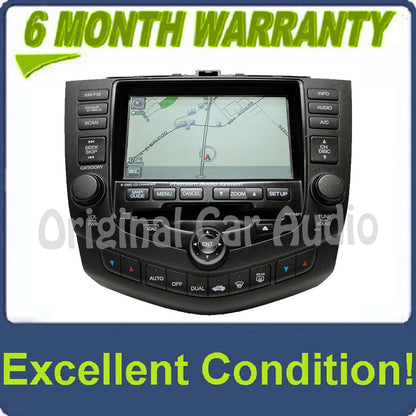 Honda Accord NAVIGATION Nav GPS Touch Screen Display LCD 6 Disc CD Changer Player 2GY2 2004 2005 04 05