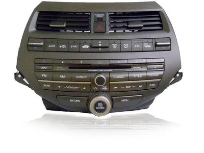 REPAIR 08 09 2010 Honda ACCORD Radio RDS AUX MP3 6 Disc CD Player Climate Controls 3BA0 Ho3BA0