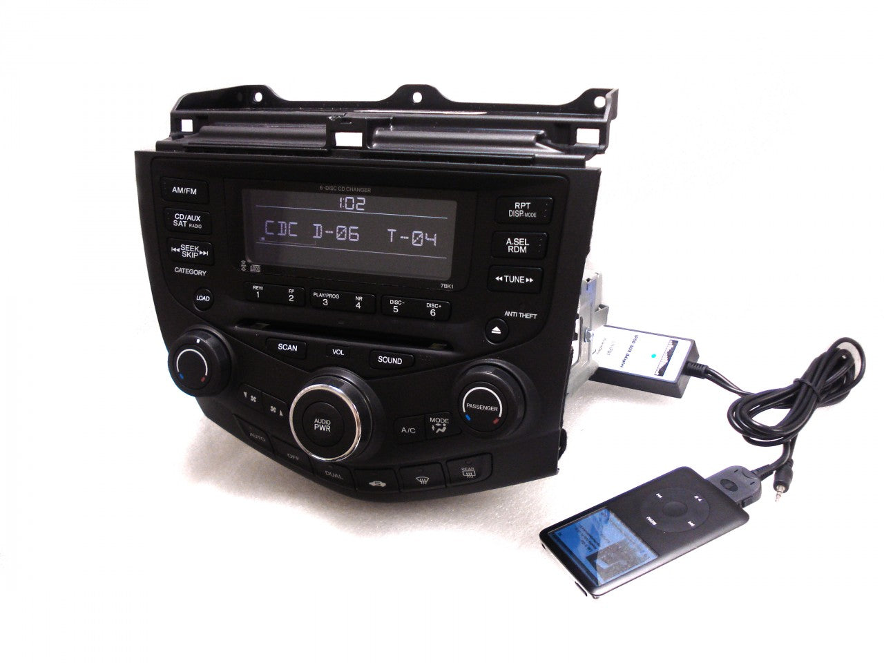 HONDA ACURA Auxiliary Adapter IPOD MP3 Player 1998 1999 2000 2001 2002 2003 2004 2005