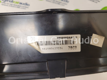 Honda Accord Radio AUX and 6  CD Changer LX EX 7BC0  39175-SDA-A110-M2 2003 2004 2005 2006 2007 FACEPLATE ONLY