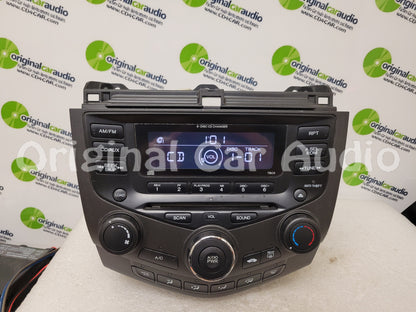 Honda Accord Radio AUX and 6  CD Changer LX EX 7BC0  39175-SDA-A110-M2 2003 2004 2005 2006 2007 FACEPLATE ONLY