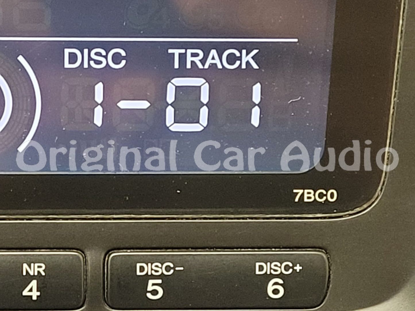 Honda Accord Radio AUX and 6  CD Changer LX EX 7BC0  39175-SDA-A110-M2 2003 2004 2005 2006 2007 FACEPLATE ONLY