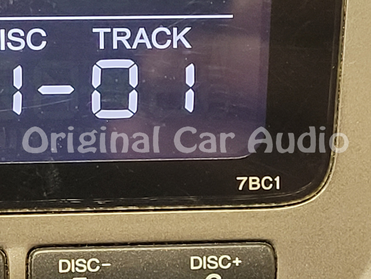 2003 - 2007 Honda Accord Radio AUX and 6  CD Changer LX EX 7BC1  39175-SDA-A120-M2 Faceplate ONLY