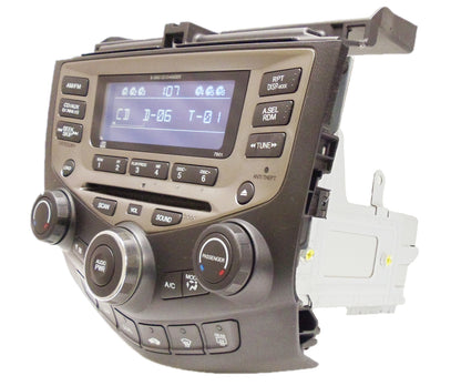 05 06 07 HONDA ACCORD OEM Radio Stereo SAT XM Aux 6 Disc Changer CD Player Dual Zone Auto Climate Temp Controls 7BO1