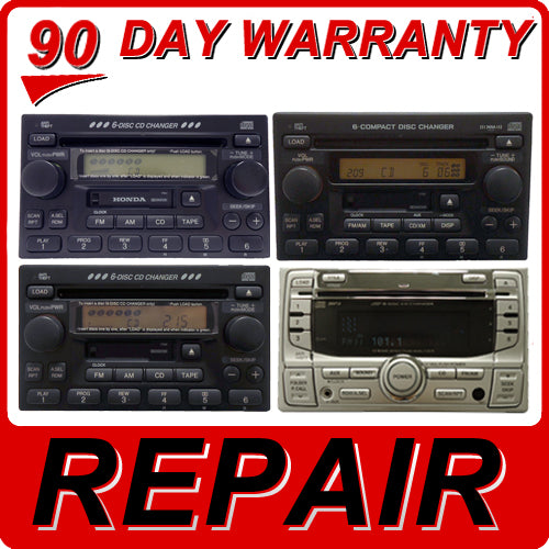 REPAIR 98 99 2000 01 02 Honda Accord CRV Odyssey Radio XM TAPE and 6 Disc CD Changer