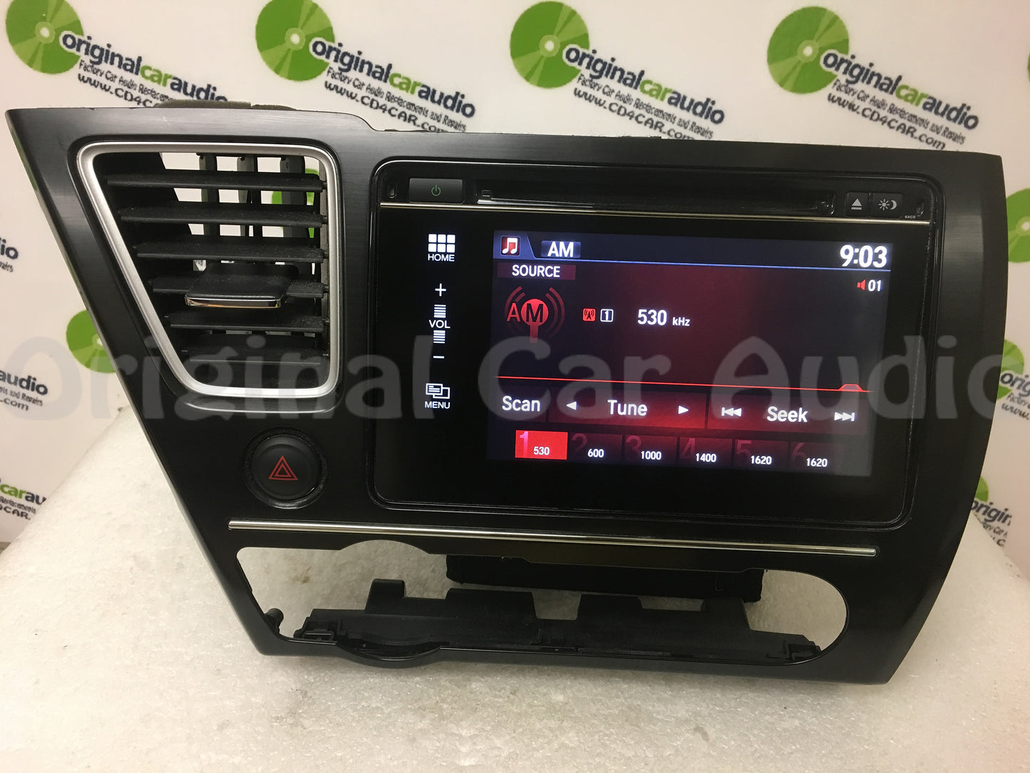 2014 2015 Honda Civic OEM Multi Media Apps Bluetooth Touch Screen CD Player Radio w/ BEZEL 9XC0