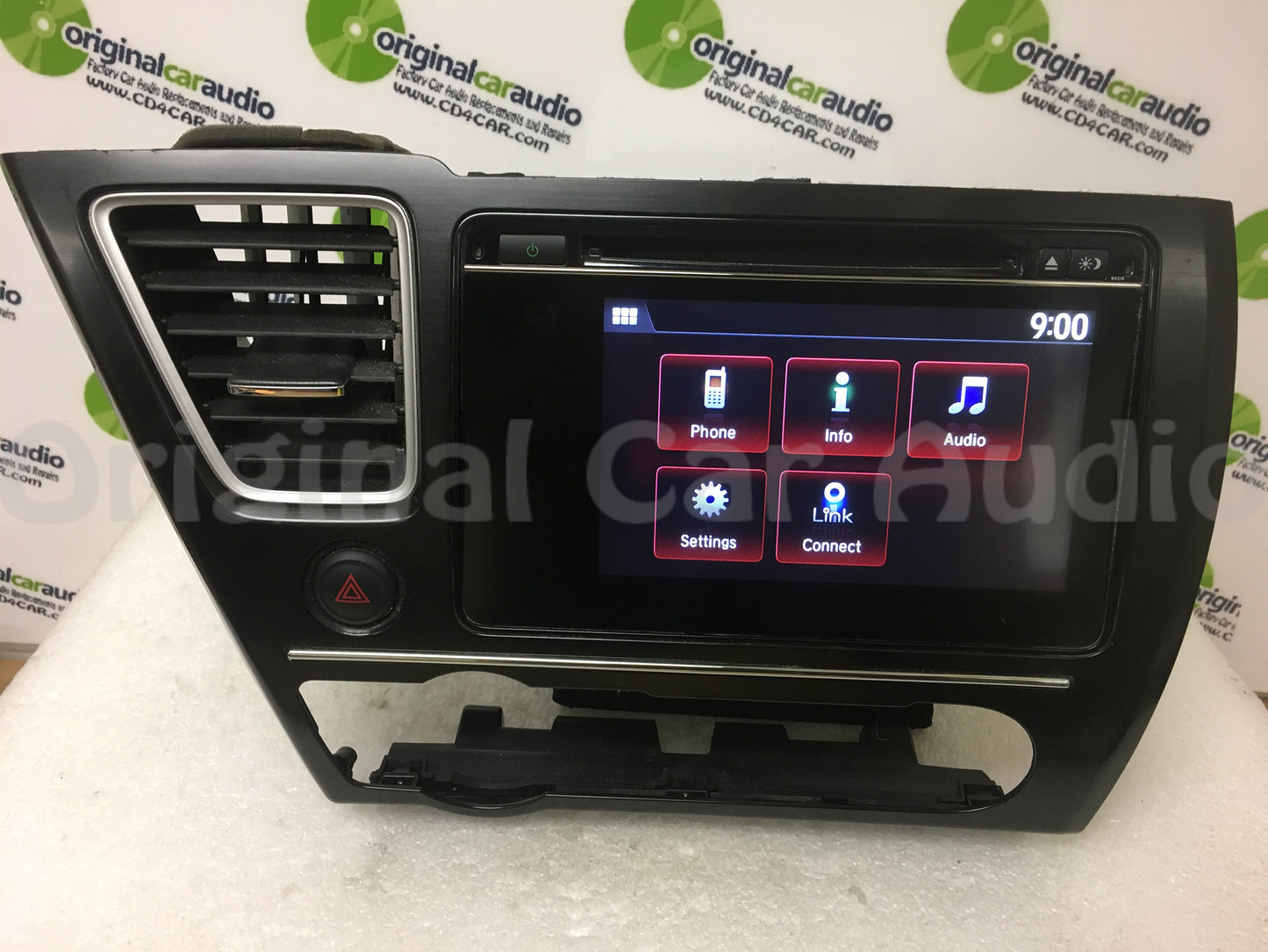 2014 2015 Honda Civic OEM Multi Media Apps Bluetooth Touch Screen CD Player Radio w/ BEZEL 9XC0