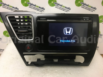 2014 2015 Honda Civic OEM Multi Media Apps Bluetooth Touch Screen CD Player Radio w/ BEZEL 9XC0