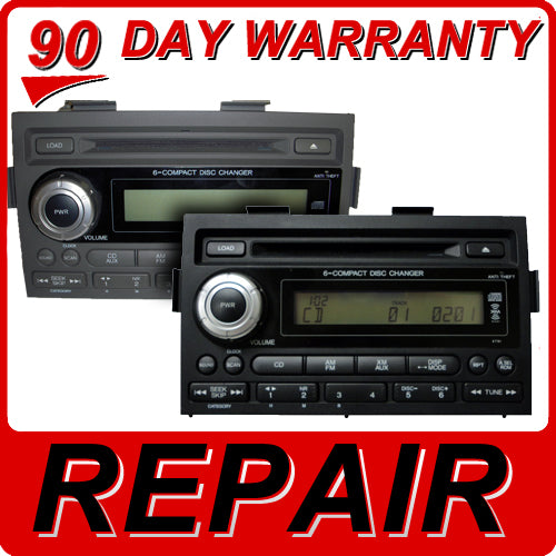 REPAIR HONDA RIDGELINE Radio Stereo 6 CD Player Aux XM 2006 2007 2008 06 07 08 3TS0 3TS1