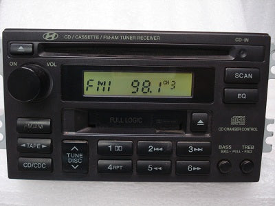 2002 - 2004 Hyundai SONATA Radio Tape Cassette CD Player