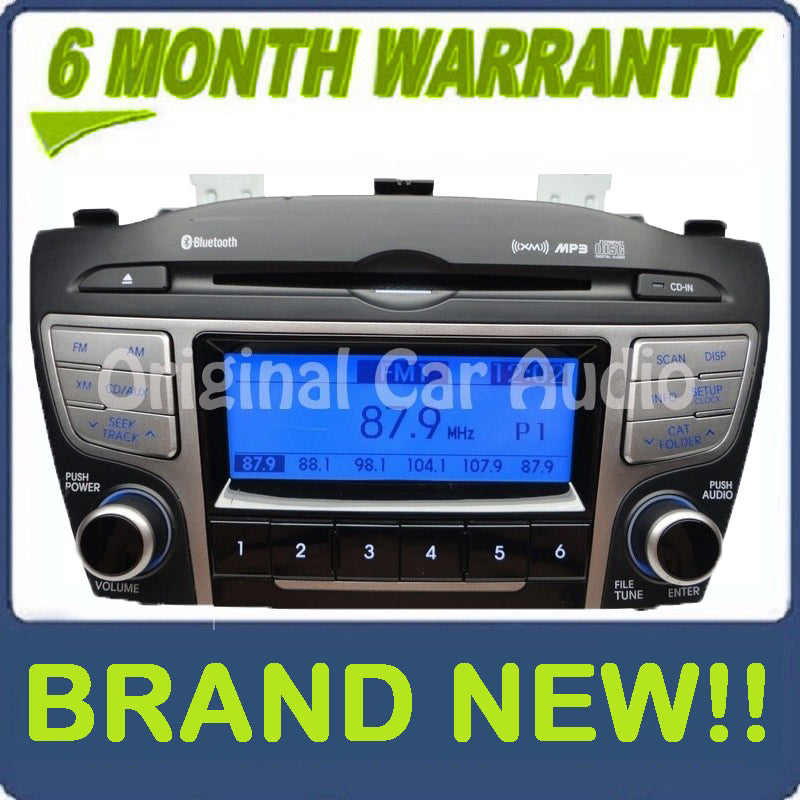 Brand NEW HYUNDAI Tucson Radio Stereo MP3 CD Player XM Satellite Bluetooth AUX 2010 2011 2012 2013
