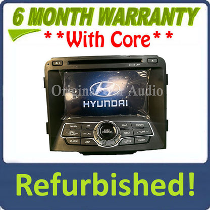 Refurbished 2011 - 2012 Hyundai Sonata OEM Navigation GPS Satellite XM Radio CD Player