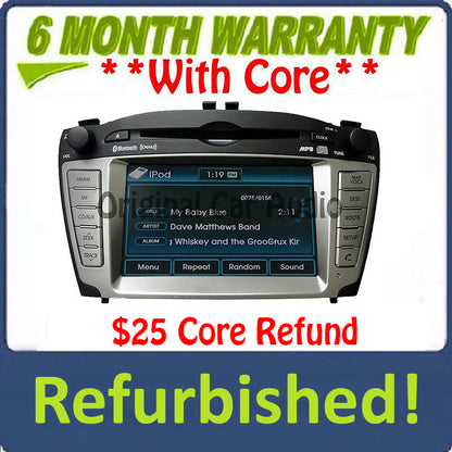Refurbished 2010-2013 HYUNDAI Tucson OEM Radio Navigation Stereo MP3 Sat CD Player Receiver