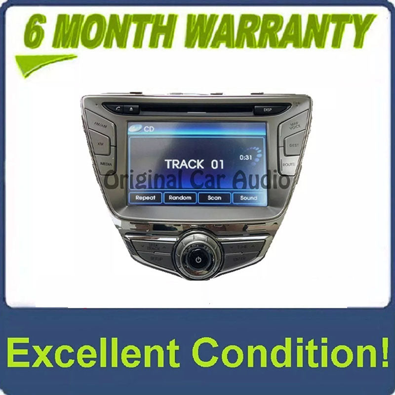 2011-2013 Hyundai ELANTRA Navigation Radio XM Satellite CD