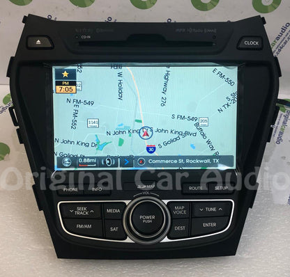 Refurbished 2013 2014 2015 HYUNDAI Santa Fe AM FM XM Radio Navigation Stereo MP3 CD Player