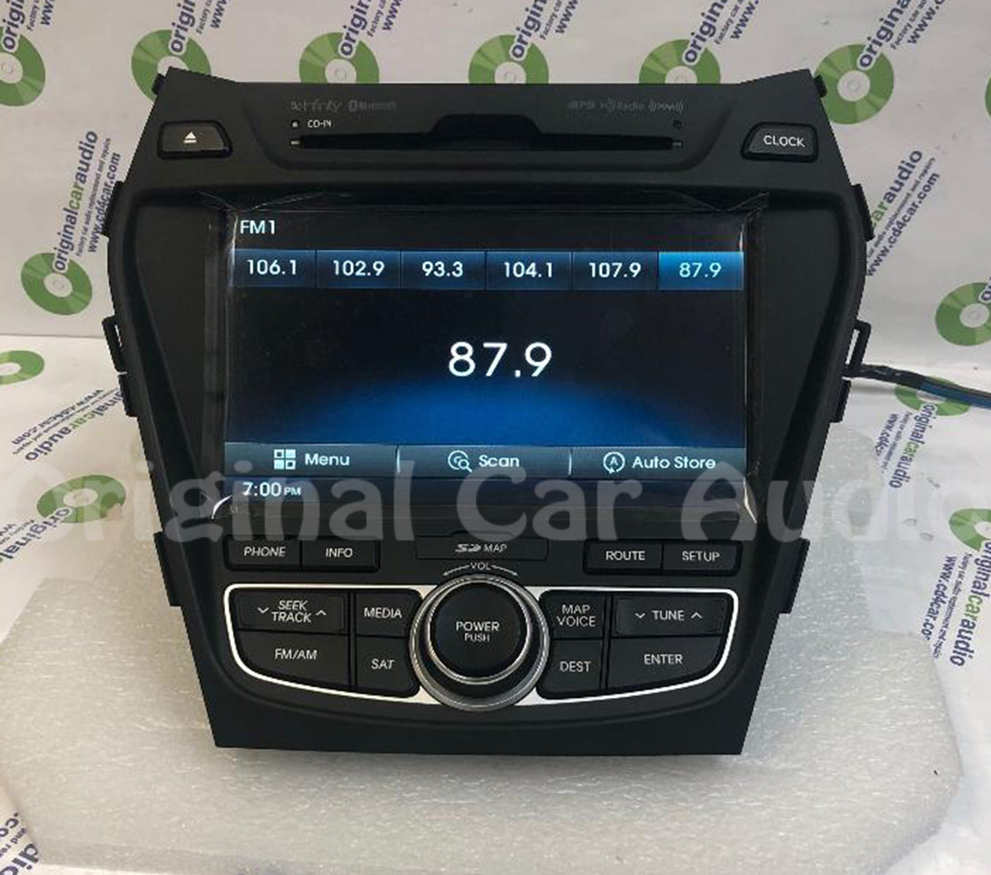 Refurbished 2013 2014 2015 HYUNDAI Santa Fe AM FM XM Radio Navigation Stereo MP3 CD Player