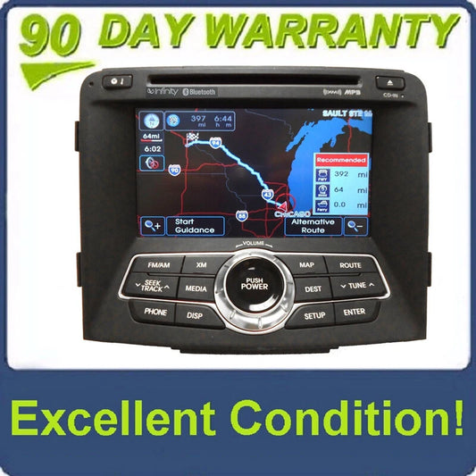 2011 - 2012 HYUNDAI Sonata OEM Navigation GPS 7 Speaker INFINITY Premium Sound Satellite XM Radio CD Player