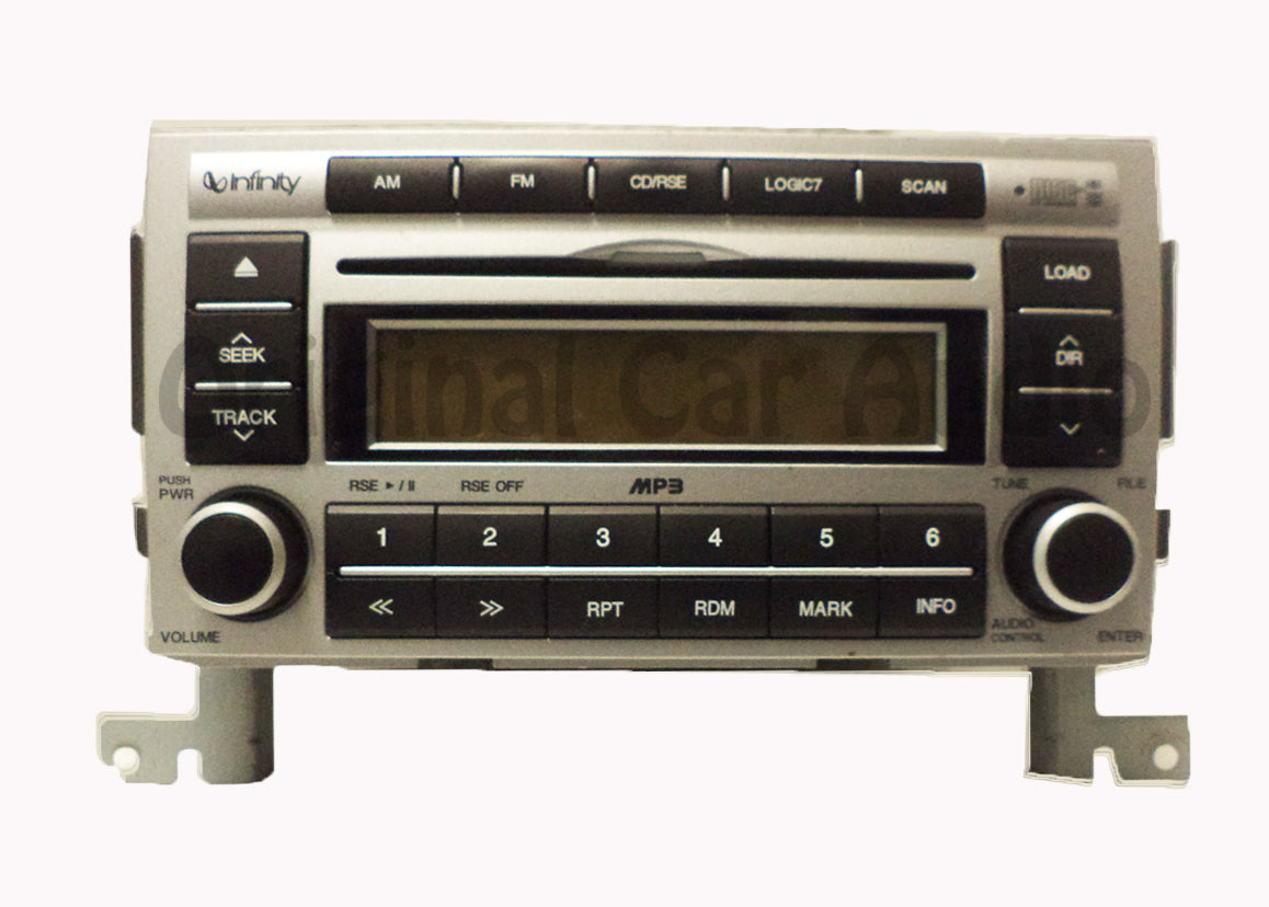 07 08 Hyundai Sante Fe OEM Factory Stereo AM FM Radio 6 Disc Changer CD Player