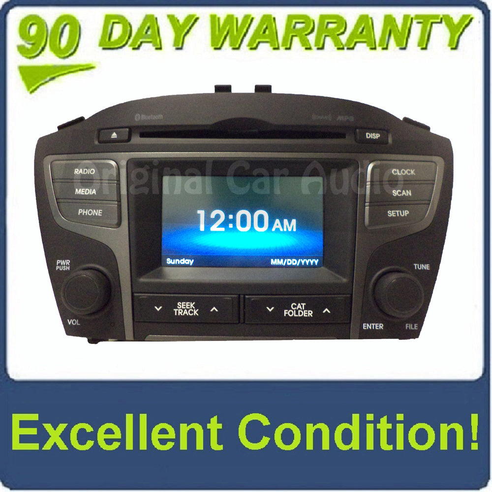 2014 2015 Hyundai Tucson OEM NON-Navigation Touchscreen Bluetooth MP3 XM CD Player Receiver