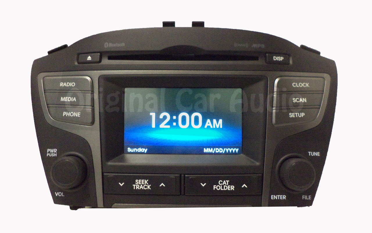 2014 2015 Hyundai Tucson OEM NON-Navigation Touchscreen Bluetooth MP3 XM CD Player Receiver