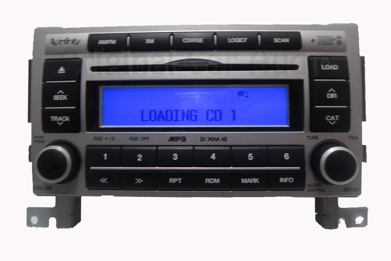 New 2007 2008 Hyundai Sante Fe OEM Stereo Radio and 6 CD changer MP3