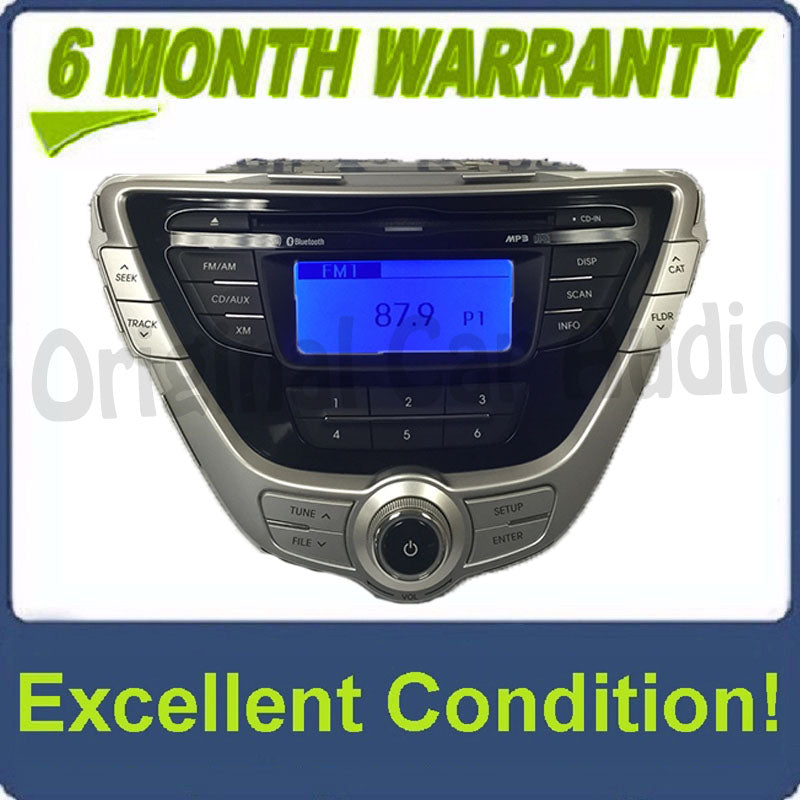 2011-2013 HYUNDAI Elantra AM FM XM Satellite MP3 Bluetooth Radio CD Player