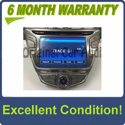 2011 2012 HYUNDAI Elantra Factory (OEM) Navigation XM Radio MP3 and CD Player