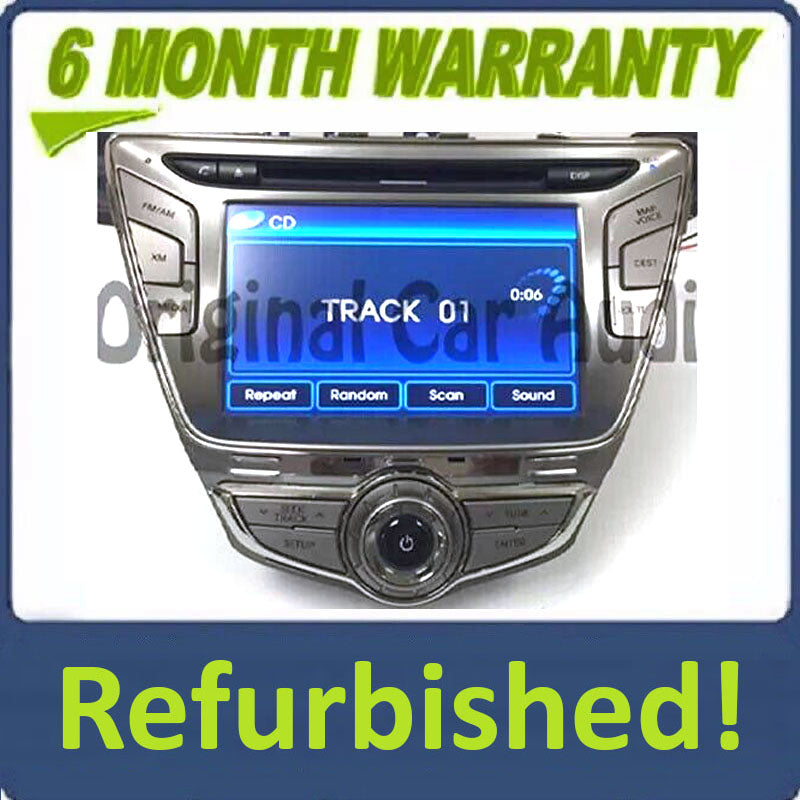 Refurbished 2011 2012 HYUNDAI Elantra Factory (OEM) Navigation XM Radio MP3 and CD Player