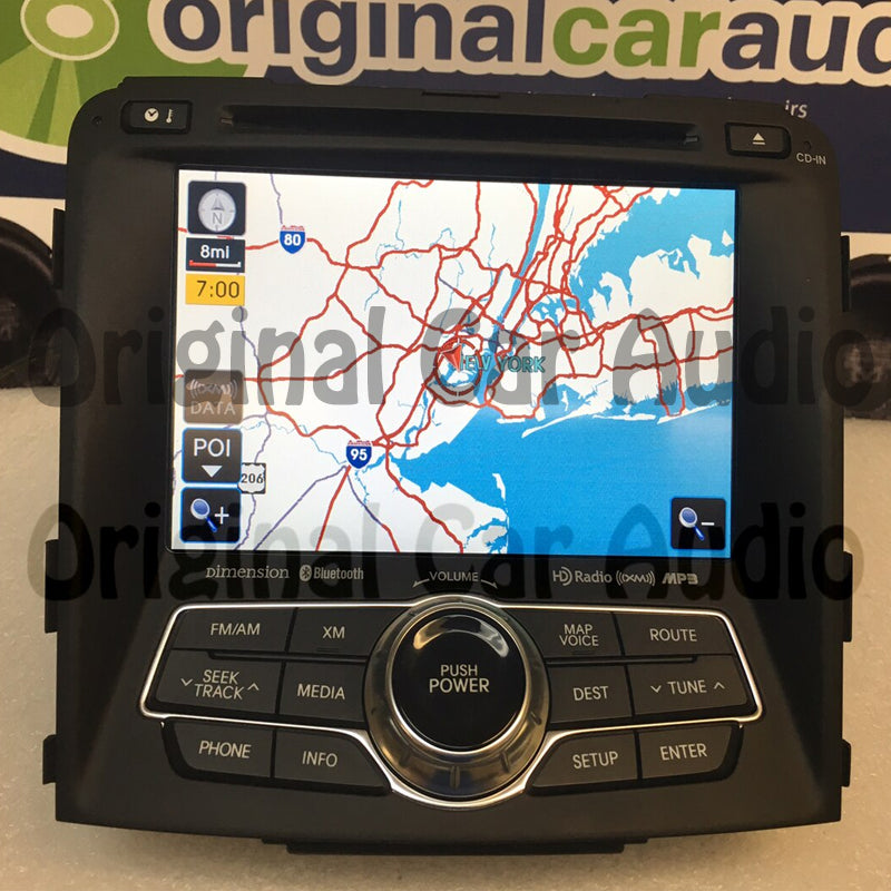 2011 - 2013 Refurbished Hyundai Sonata Dimension GPS Navigation New Touch Screen HD Radio 96560-3Q0054X