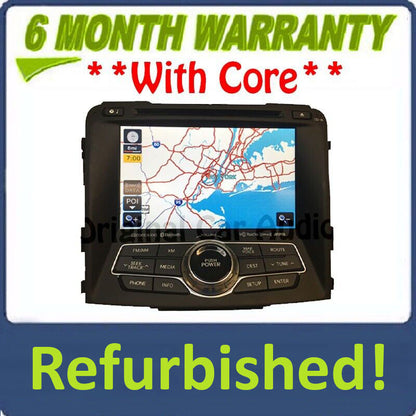2011 - 2013 Refurbished Hyundai Sonata Dimension GPS Navigation New Touch Screen HD Radio 96560-3Q0054X