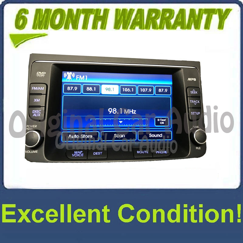 2009 2010 2011 2012 2013 2014 Hyundai Genesis OEM Navigation Display Screen