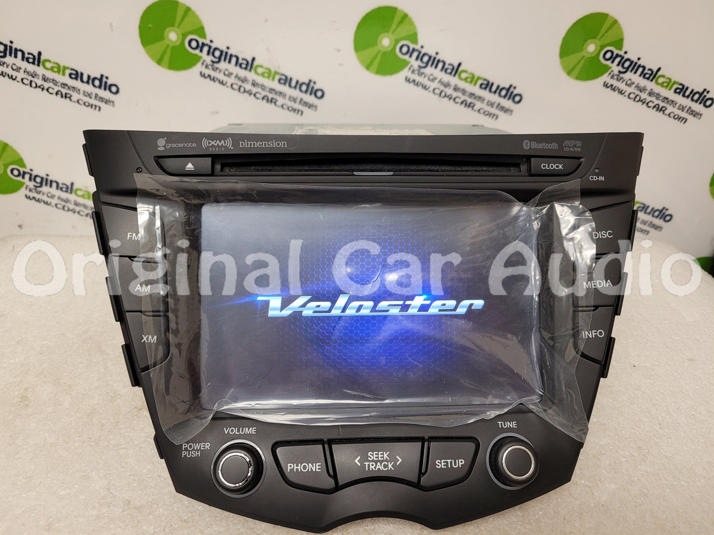 Refurbished 2011 - 2015 Hyundai Veloster OEM Single CD Touch Screen AM FM Bluetooth SAT Radio Receiver