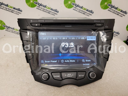 Refurbished 2011 - 2015 Hyundai Veloster OEM Single CD Touch Screen AM FM Bluetooth SAT Radio Receiver