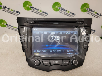 Refurbished 2011 - 2015 Hyundai Veloster OEM Single CD Touch Screen AM FM Bluetooth SAT Radio Receiver