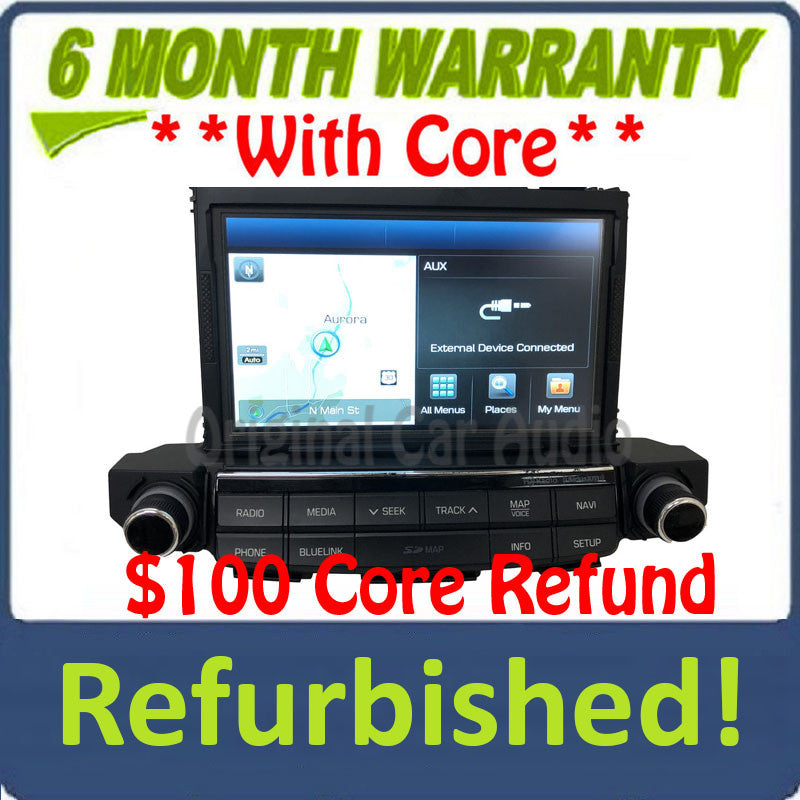 Refurbished 2015 - 2018 Hyundai Tucson OEM Touch Screen Navigation Multimedia Receiver