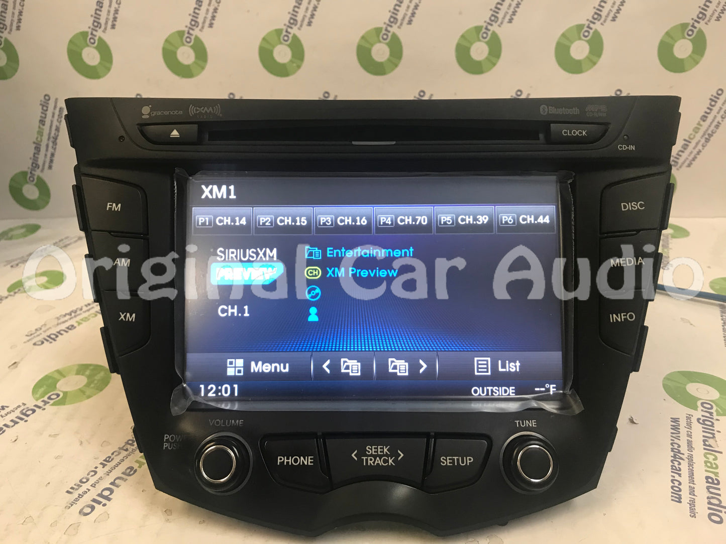 Refurbished 2011 - 2017 Hyundai Veloster OEM Gracenote Bluetooth CD AM FM  Radio Media Receiver