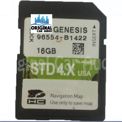 2014 - 2016 Hyundai Genesis OEM Navigation Maps Factory SD Card STD 4.X