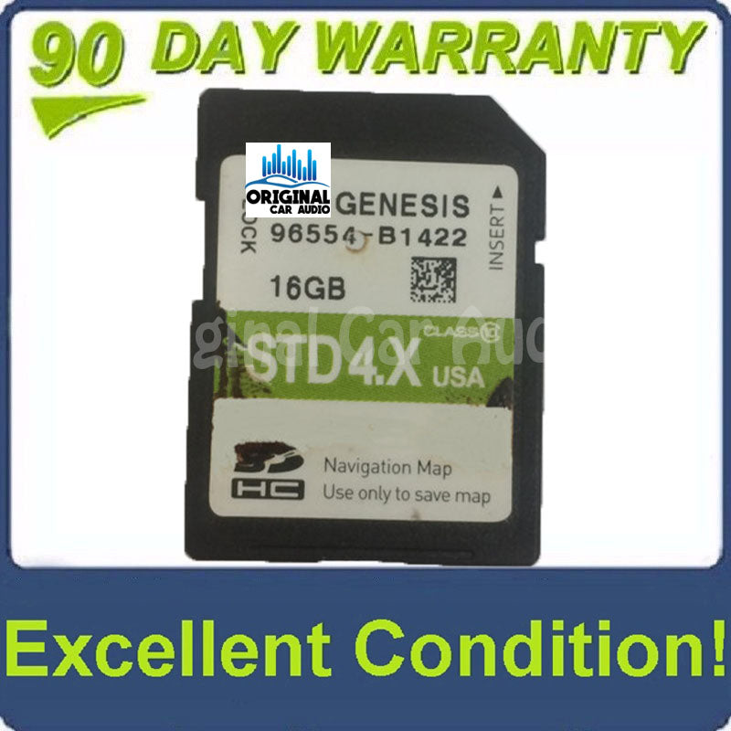 2014 - 2016 Hyundai Genesis OEM Navigation Maps Factory SD Card STD 4.X