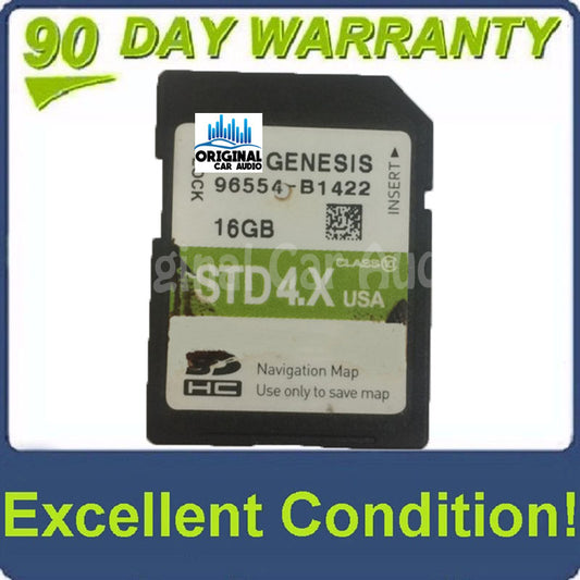2014 - 2016 Hyundai Genesis OEM Navigation Maps Factory SD Card STD 4.X