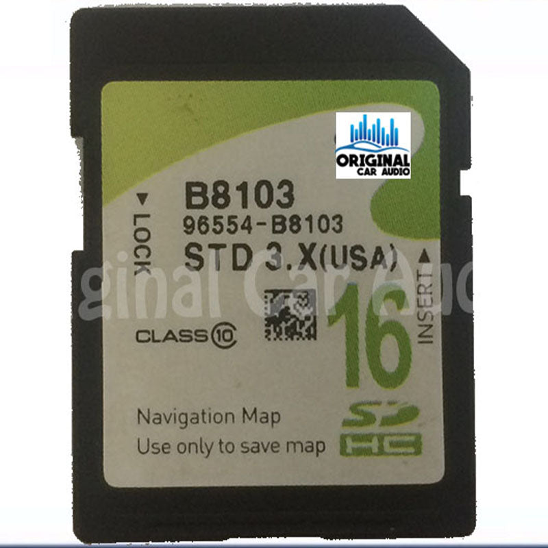 2013 - 2015 Hyundai Santa Fe OEM Navigation Maps Factory SD Card STD 3.X